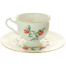 Чашка с блюдцем чайная форма Айседора рисунок Брусника ИФЗ